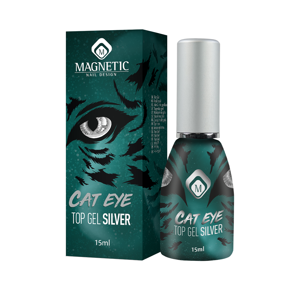PRE ORDER 104030 Cat Eye Top Gel Silver 15ml