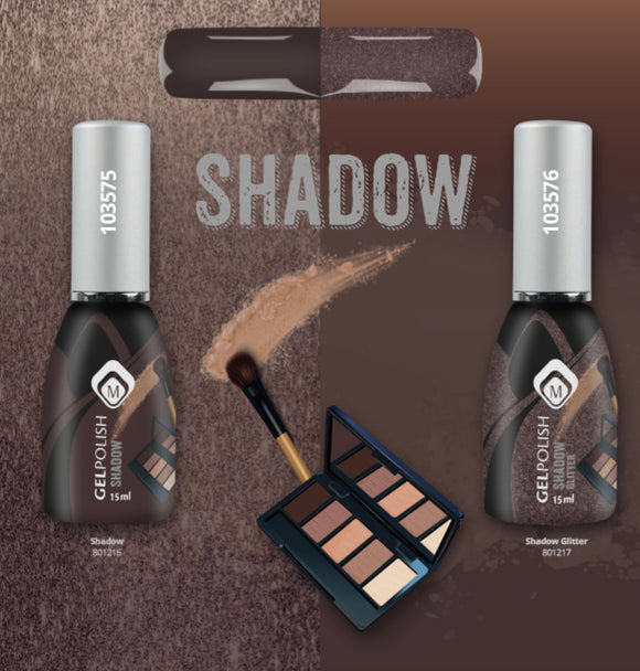 Gelpolish Collection Shadow and Shadow Glitter  2x15ml