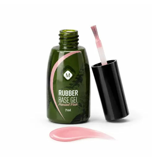 610002 Rubber Base Gel Frosted Pink 7ml
