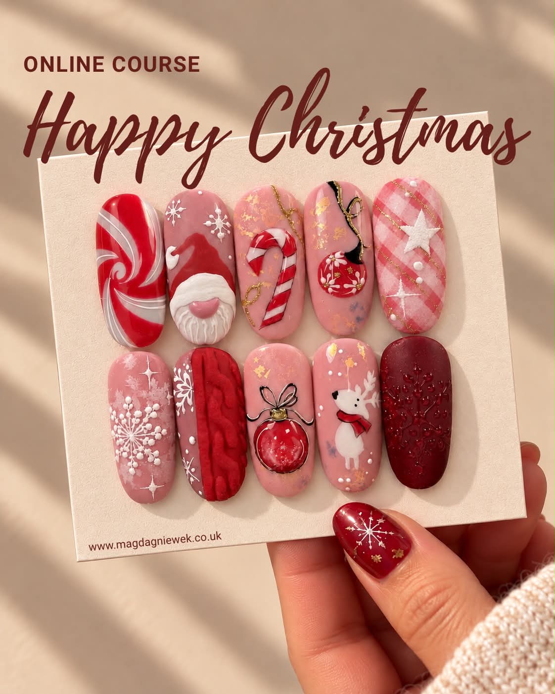 Happy Christmas – Online Nail Art Course