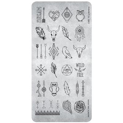 118622 Stamping Plate 19 La Boheme