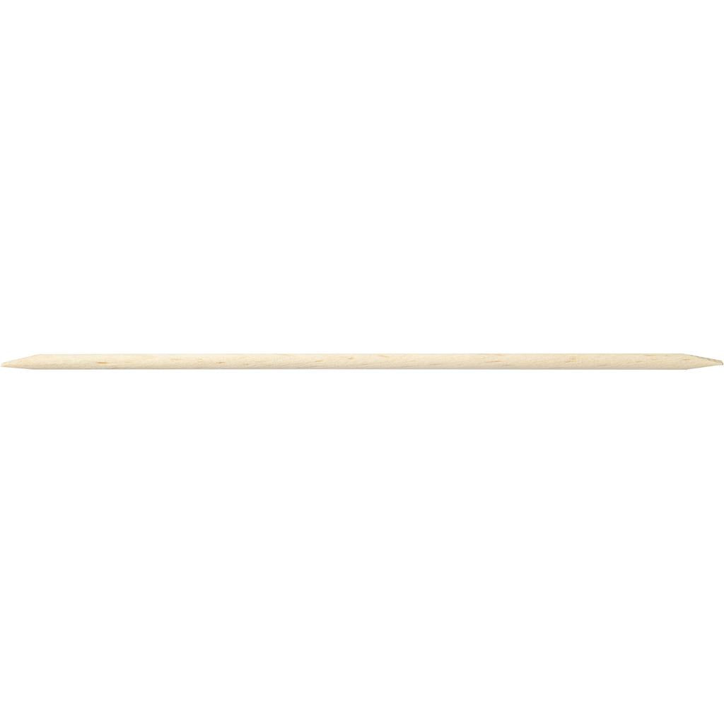 178052 Orange Wood Sticks 20pcs