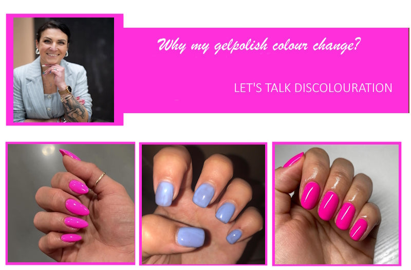 Why is my gelpolish discolouring?