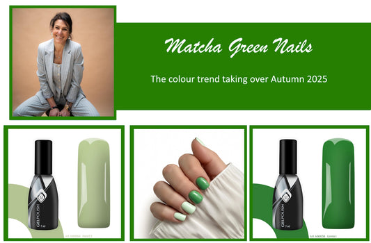 💚 Matcha Green Nails – The colour trend taking over Autumn 2025