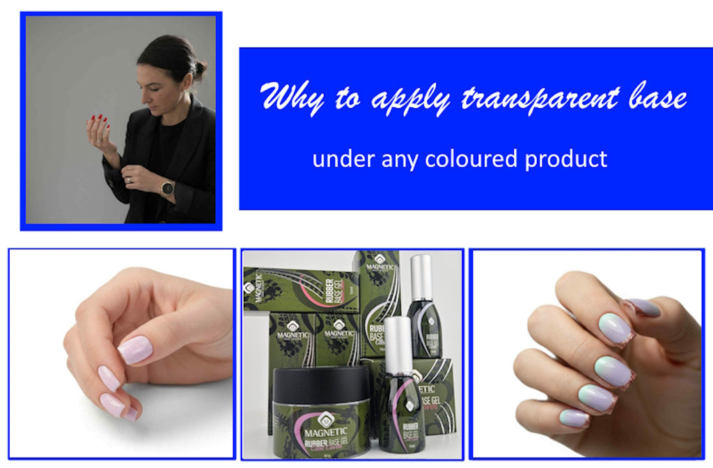 Why you should always use a transparent base before coloured bases