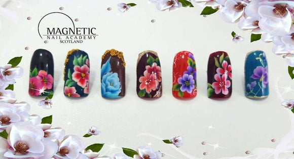 ONE STROKE NAIL ART COURSE