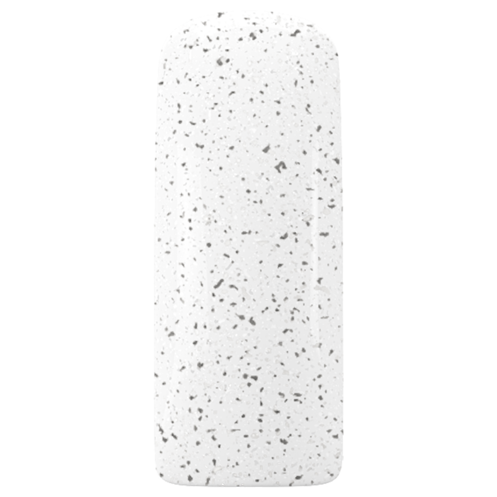 104025 Matte Flakes Silver Top Gel 15ml