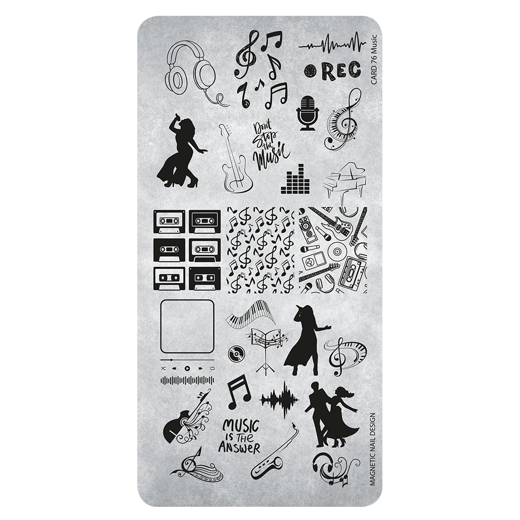 118679 Stamping Plate 76 Music