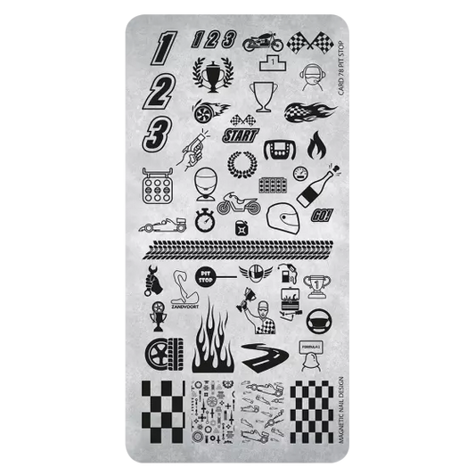 118681 Stamping Plate Pit Stop