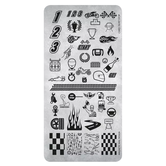 118681 Stamping Plate Pit Stop