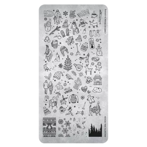 118685 Stamping Plate 82 Winter is coming