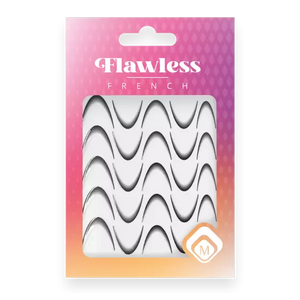 118978 Flawless French stickers Black