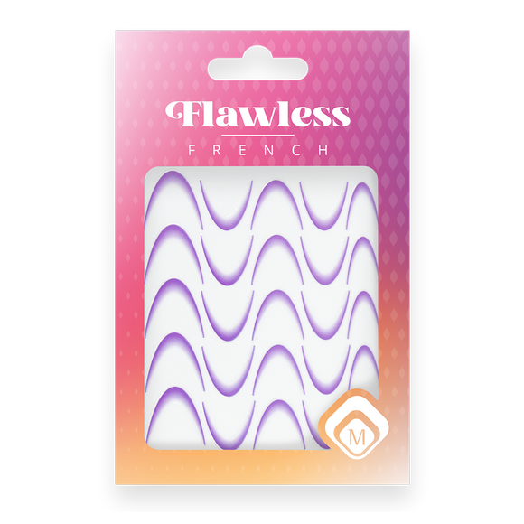 118979 Flawless French stickers Purple