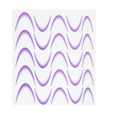 118979 Flawless French stickers Purple