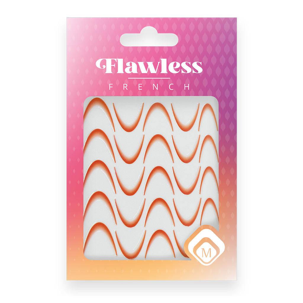 118980 Flawless French stickers Red