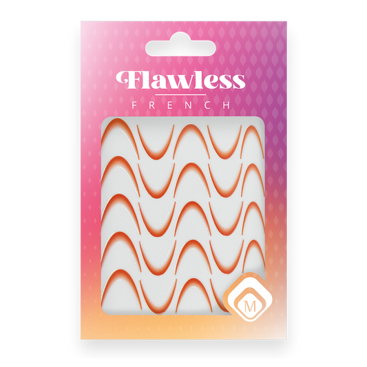 118980 Flawless French stickers Red