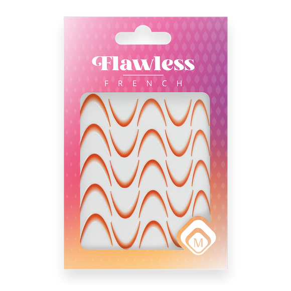 118980 Flawless French stickers Red