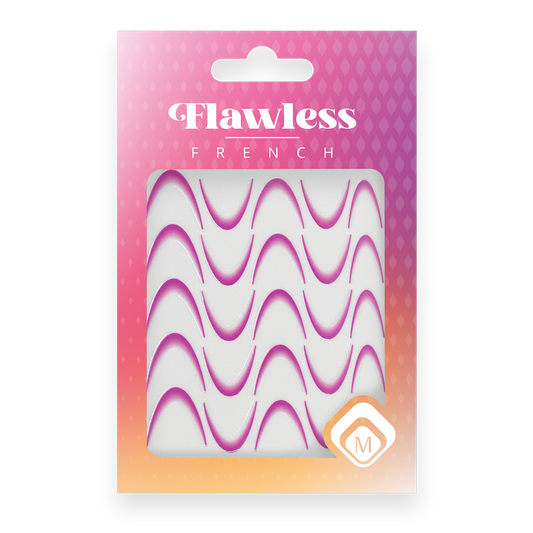 118981 Flawless French stickers Pink