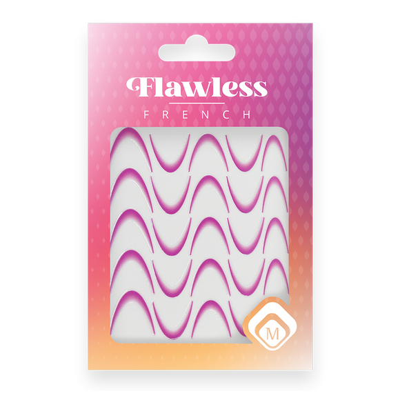 118981 Flawless French stickers Pink
