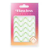 118983 Flawless French stickers Green