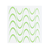 118983 Flawless French stickers Green