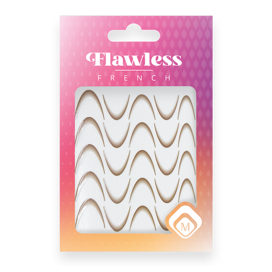 118984 Flawless French stickers Brown