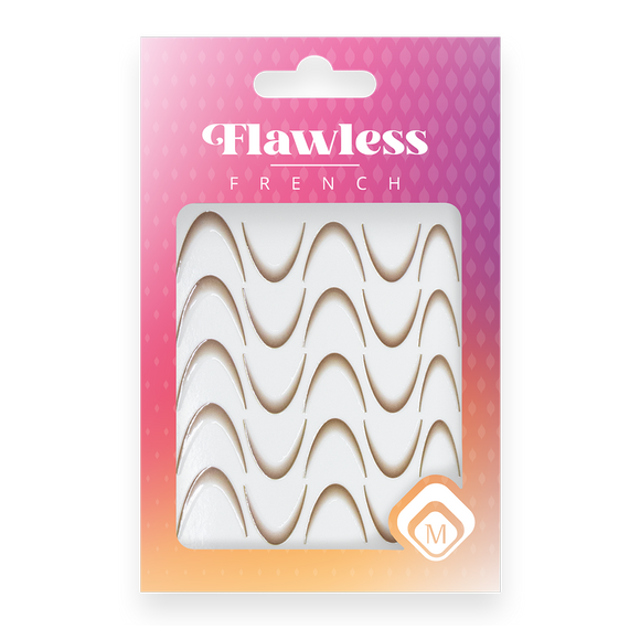 118984 Flawless French stickers Brown
