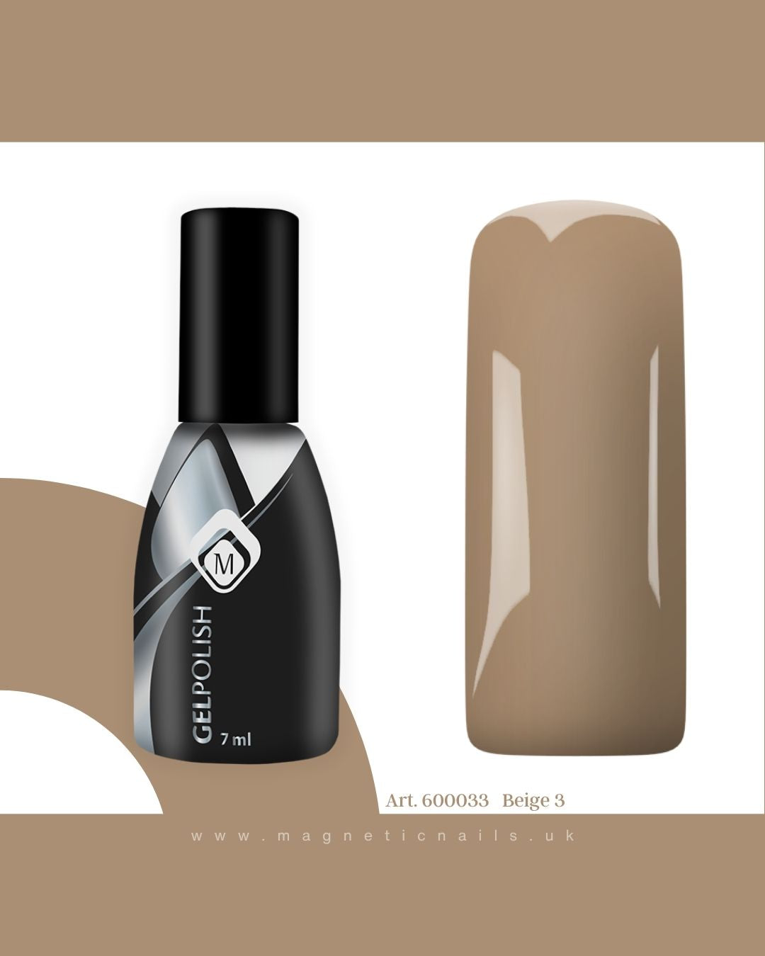 Gelpolish Beige 3 (7ml )