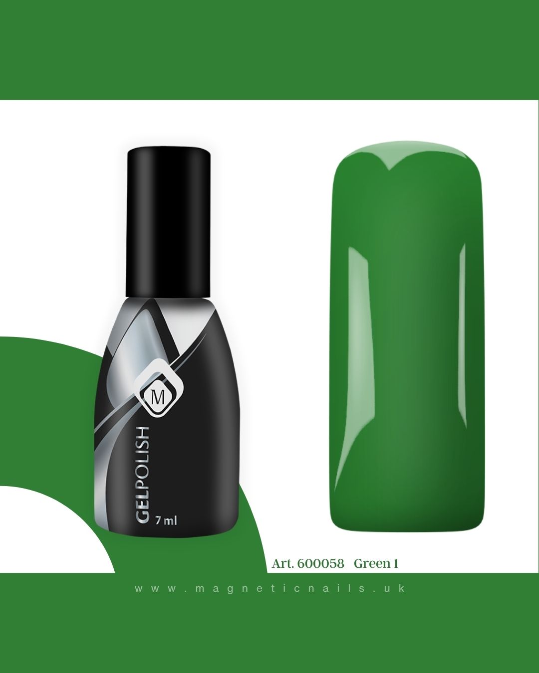 Gelpolish Green 1  (7ml)