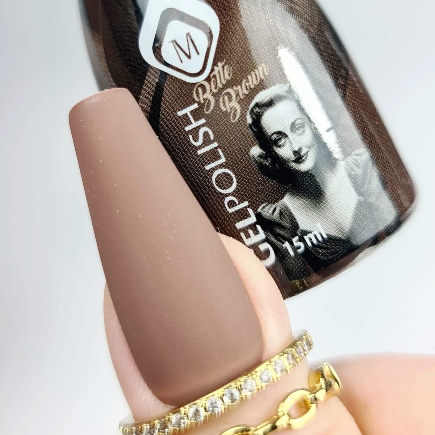 103604 Gelpolish Bette Brown 15ml (free of TPO)