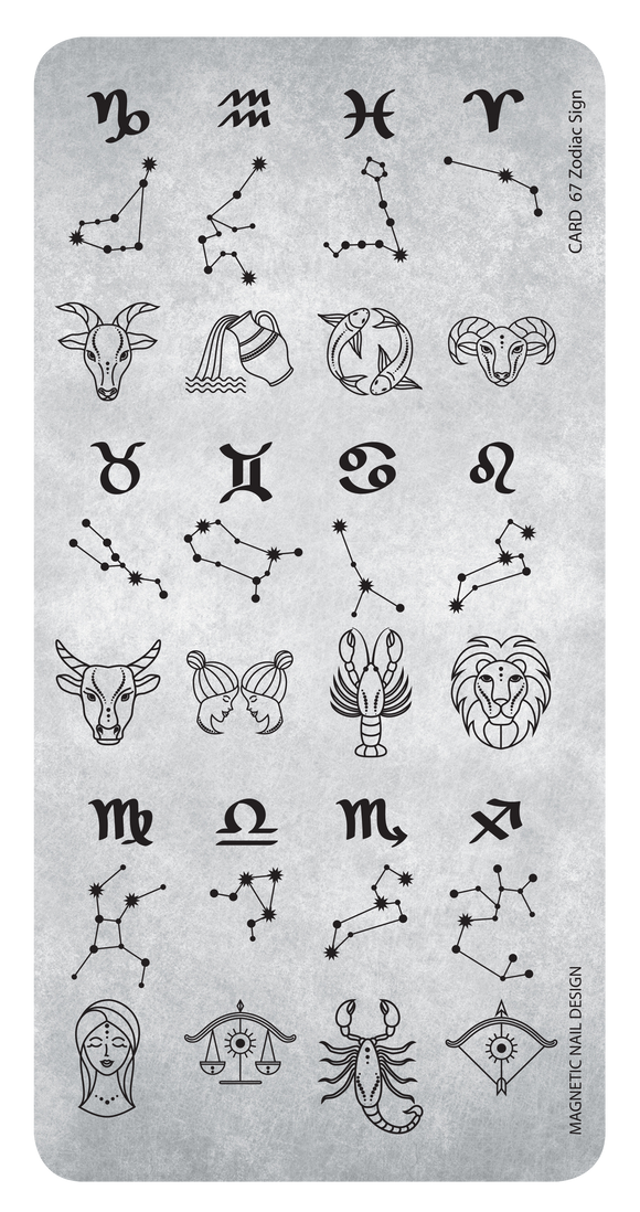 118670 Stamping Plate Zodiac Sign