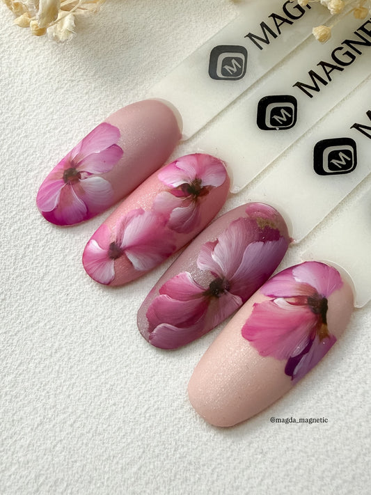 ONLINE Gel Flowers - realistic flowers painting course