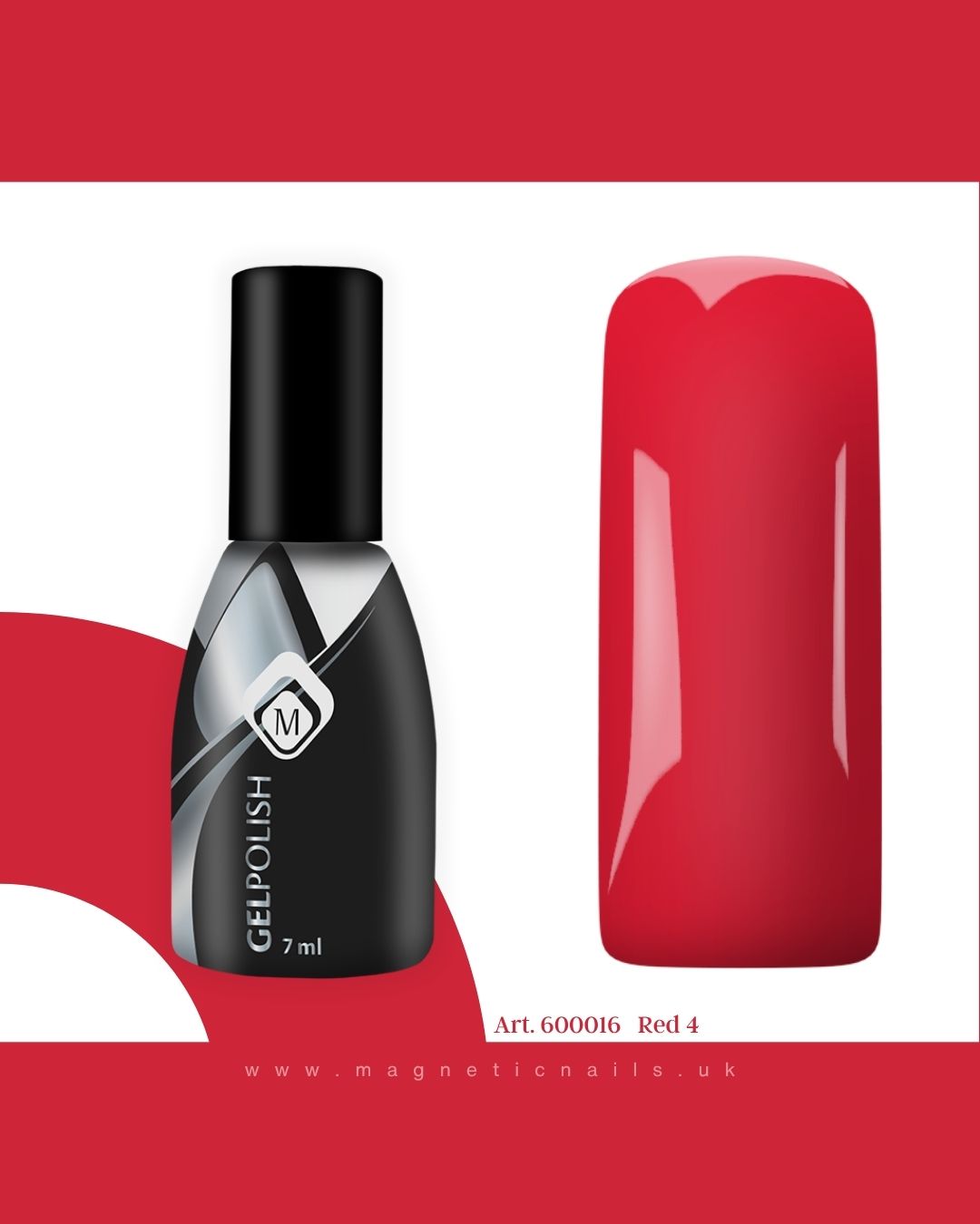 Gelpolish Red 4 (7ml )