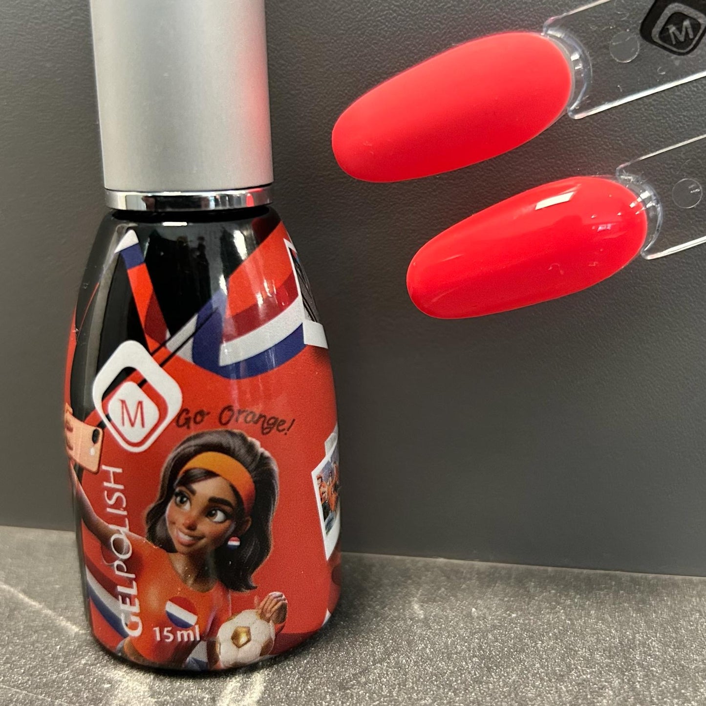 103606 Gelpolish Go orange 15ml (free of TPO)