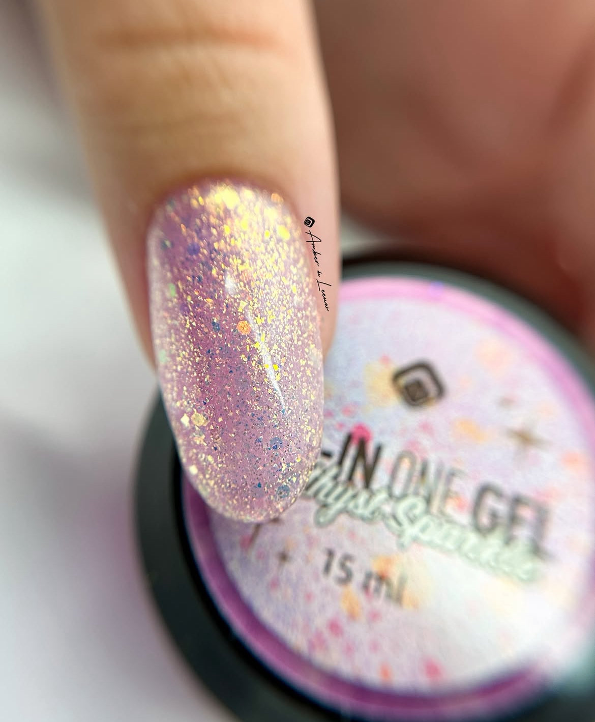 105105 All in One Gel Amethyst Sparkles 15ml