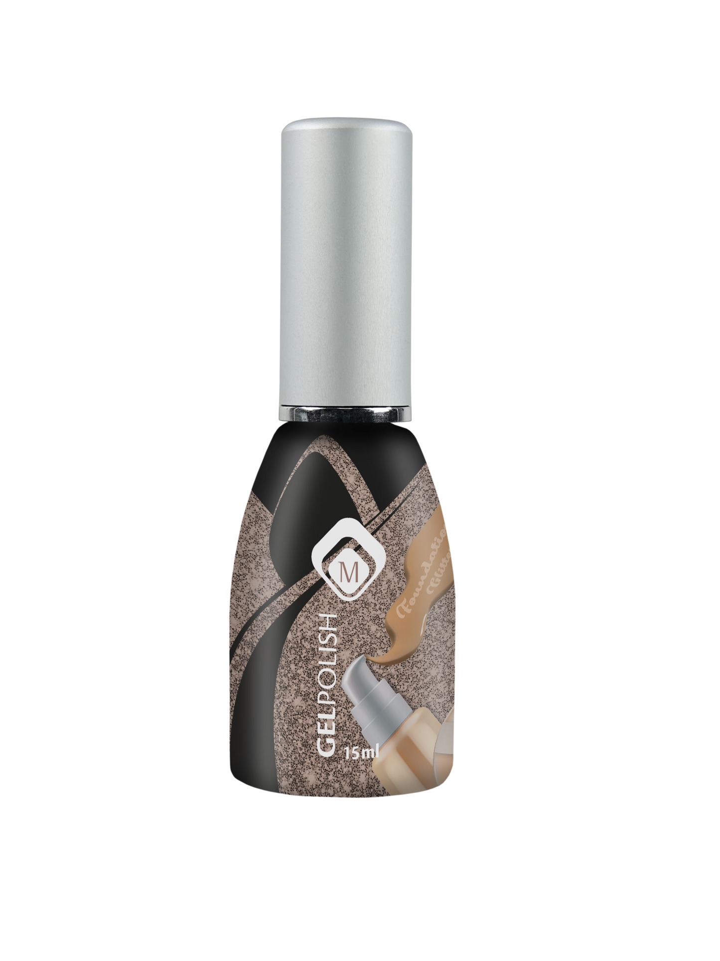 103572 Gelpolish Foundation Glitter 15ml (free of TPO)