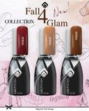 Set of 3  Gelpolish 7.5ml - Fall 4 Glam Collection (free of TPO)