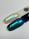 118853 CHAMELEON FLAKES MERMAID PEACOCK GREEN