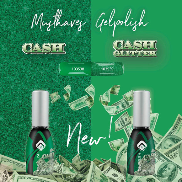 Gelpolish Collection Cash and Cash Glitter  2x15ml