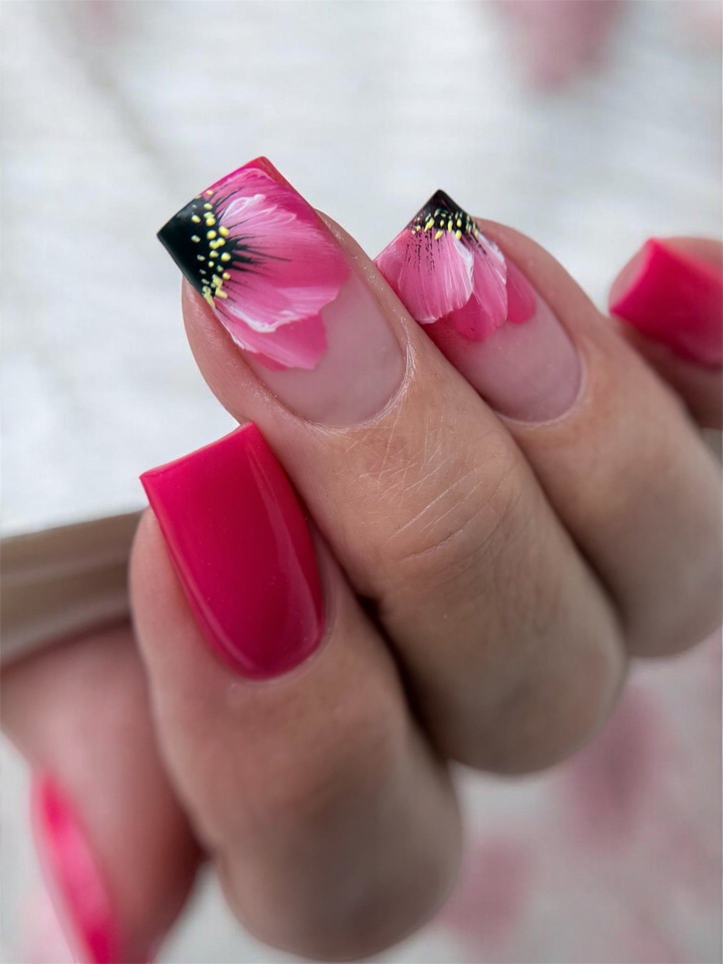 ONLINE Gel Flowers - realistic flowers painting course