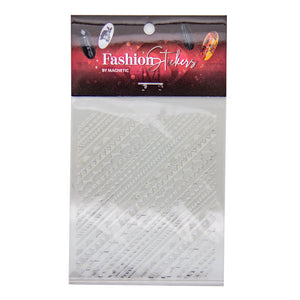 117040 Fashion Stickers Graphic Silver