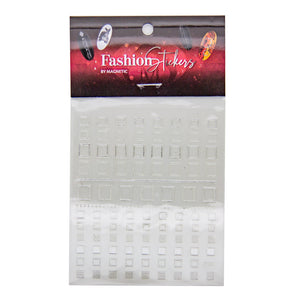 117043 Fashion Stickers Square Silver