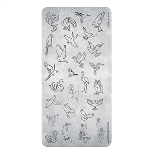 118627 Stamping Plate 24  Birds