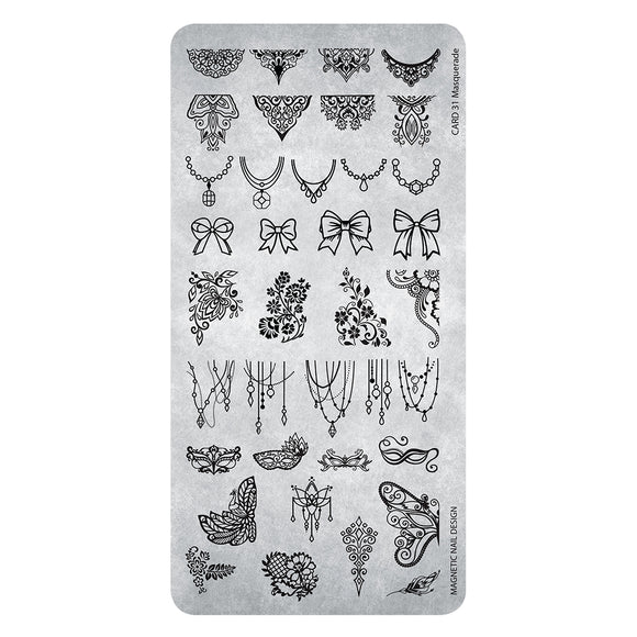 118634 Stamping Plate 31  Masquerade