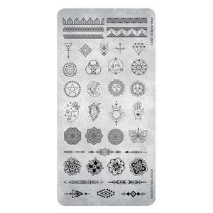118651 Stamping Plate Boho Vibes