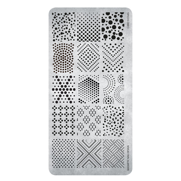 118656 Stamping Plate 53 Dots