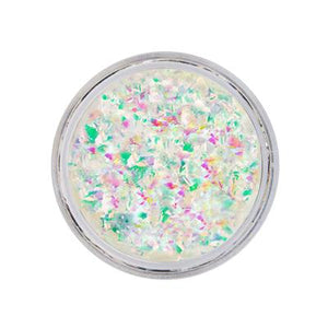 118853 CHAMELEON FLAKES MERMAID PEACOCK GREEN