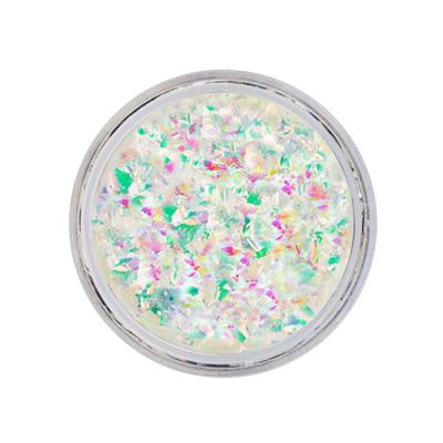 118853 CHAMELEON FLAKES MERMAID PEACOCK GREEN