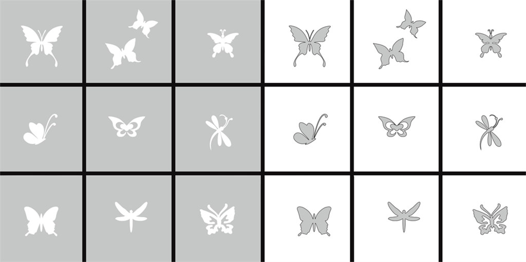 289698 AirNails Masking Butterfly Collection