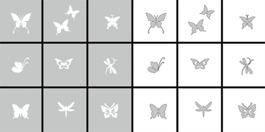 289698 AirNails Masking Butterfly Collection